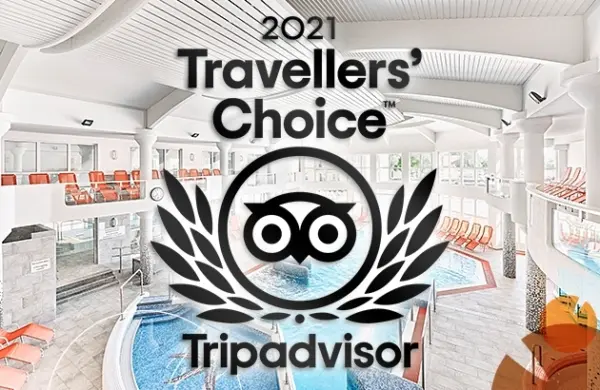 Отель Европа Фит****superior в Хевизе в 2021 году получил награду "Tripadvisor travellers' choice"