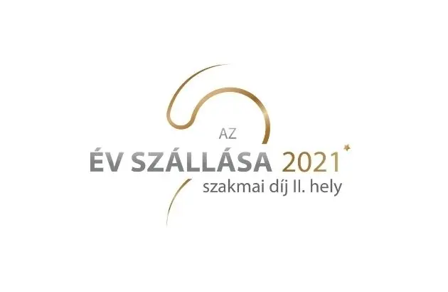 Az Év Szállása 2021 szakmai díj II. hely logó